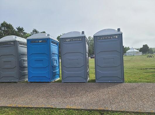 we offer a variety of event restrooms for rental, including standard portable restrooms, luxury trailers, and ADA units